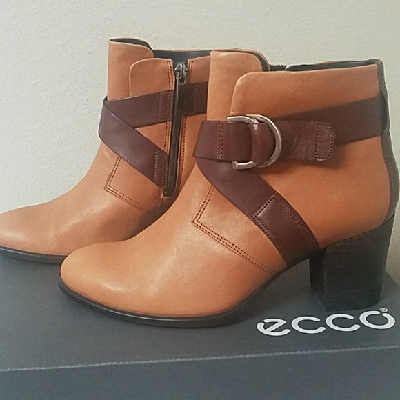 ecco brown ankle boots